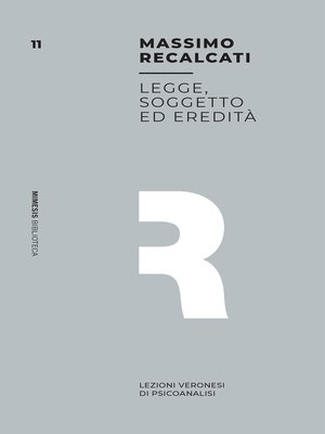 cover image of Legge, soggetto ed eredità